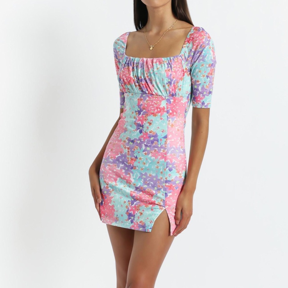 Showpo Elka Short Sleeve Mini Dress